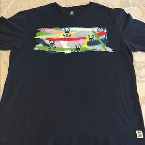 Psycho Bunny Multicolor Graphic Tee